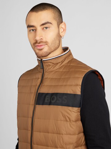 BOSS Vest 'Darolan' in Brown