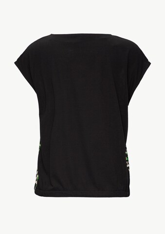 COMMA Bluse in Schwarz: Rückseite