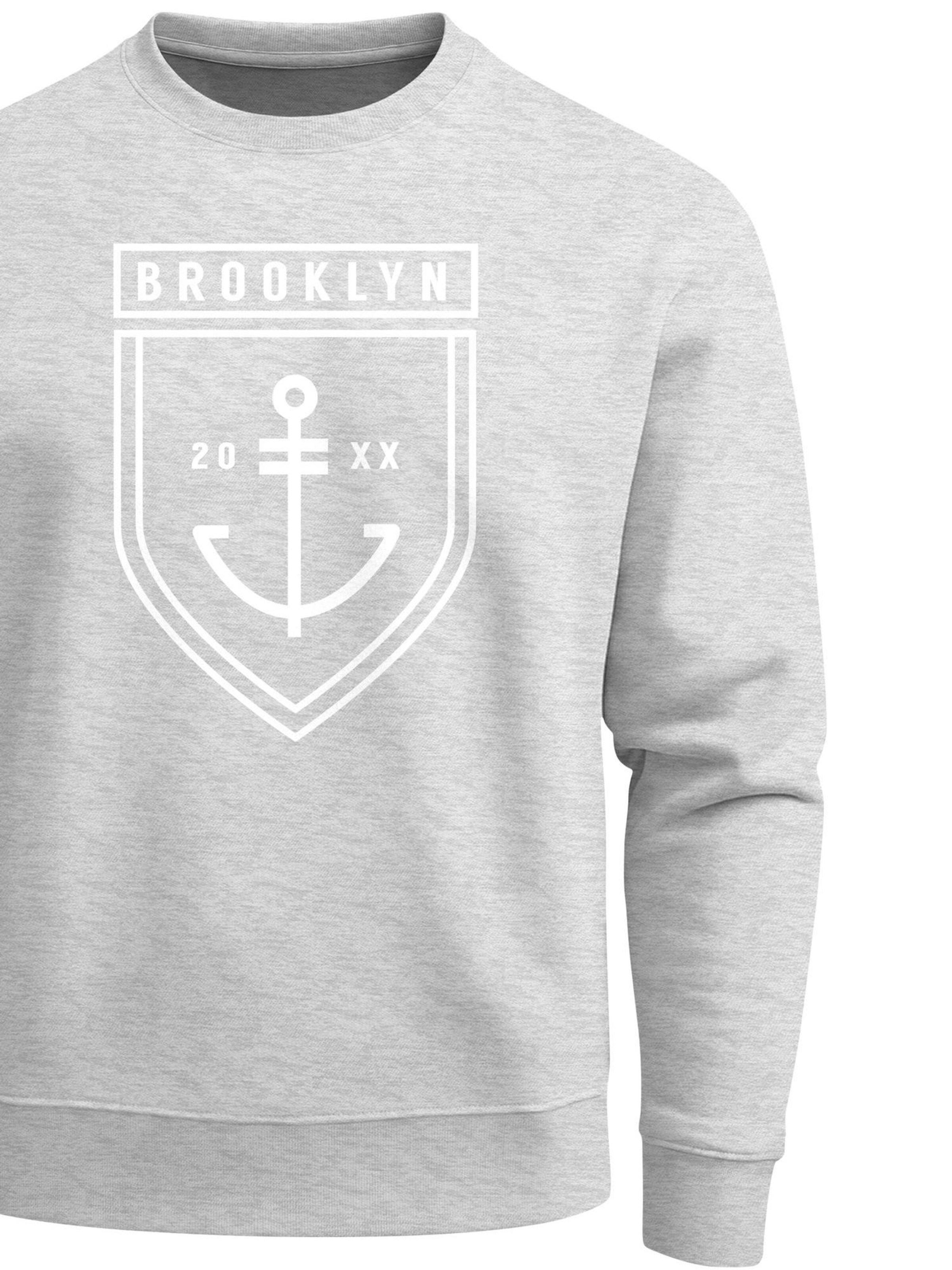 Neverless Sweatshirt 'Brooklyn Anker' in Grey