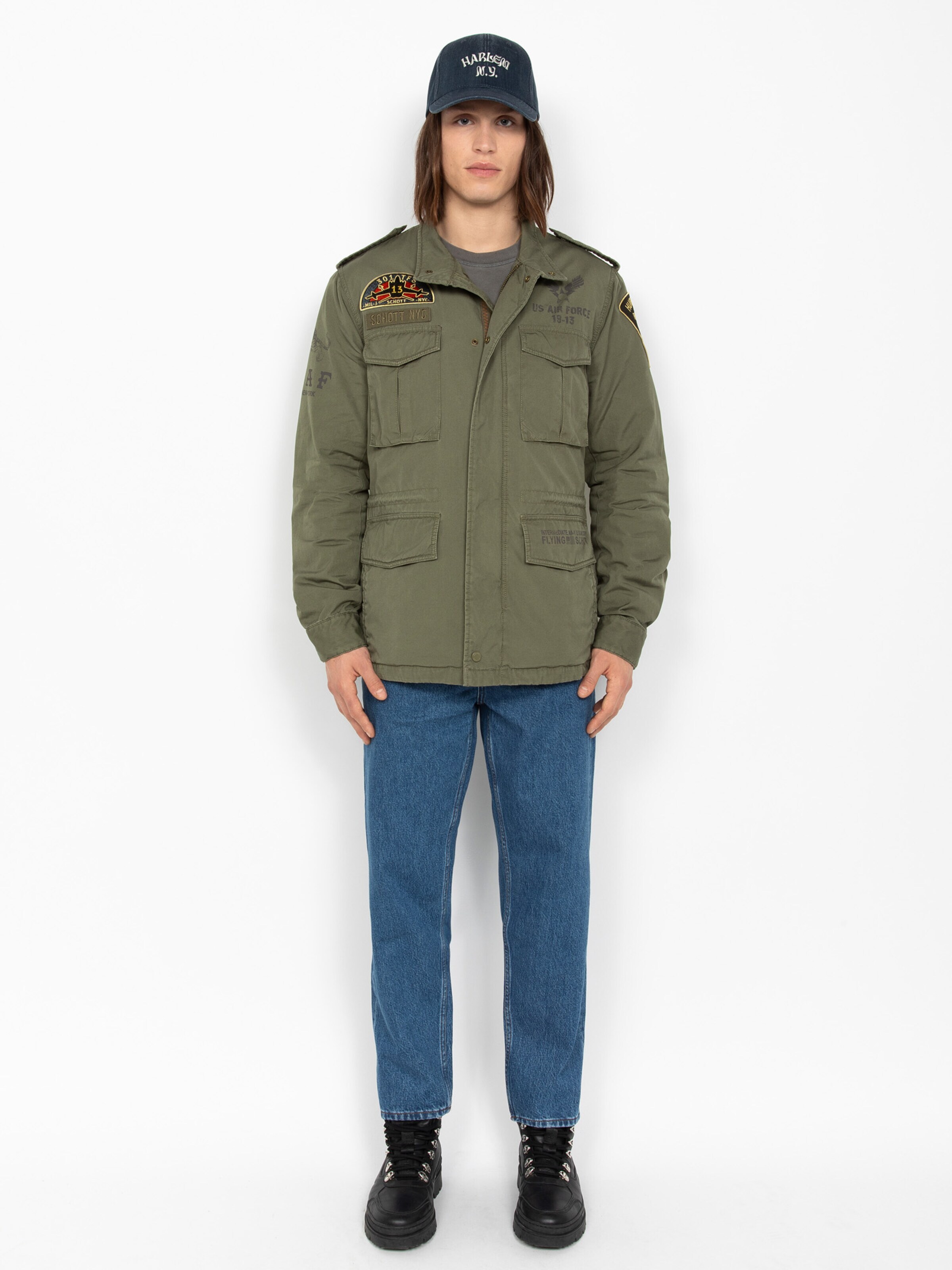 Schott NYC Winterjacke‌‌‌‌ in Grün