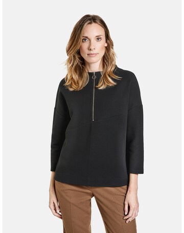 GERRY WEBER Shirt in Zwart: voorkant