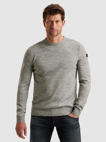 PME Legend - Jersey 'Pullover in a cotton blend' en gris: frente