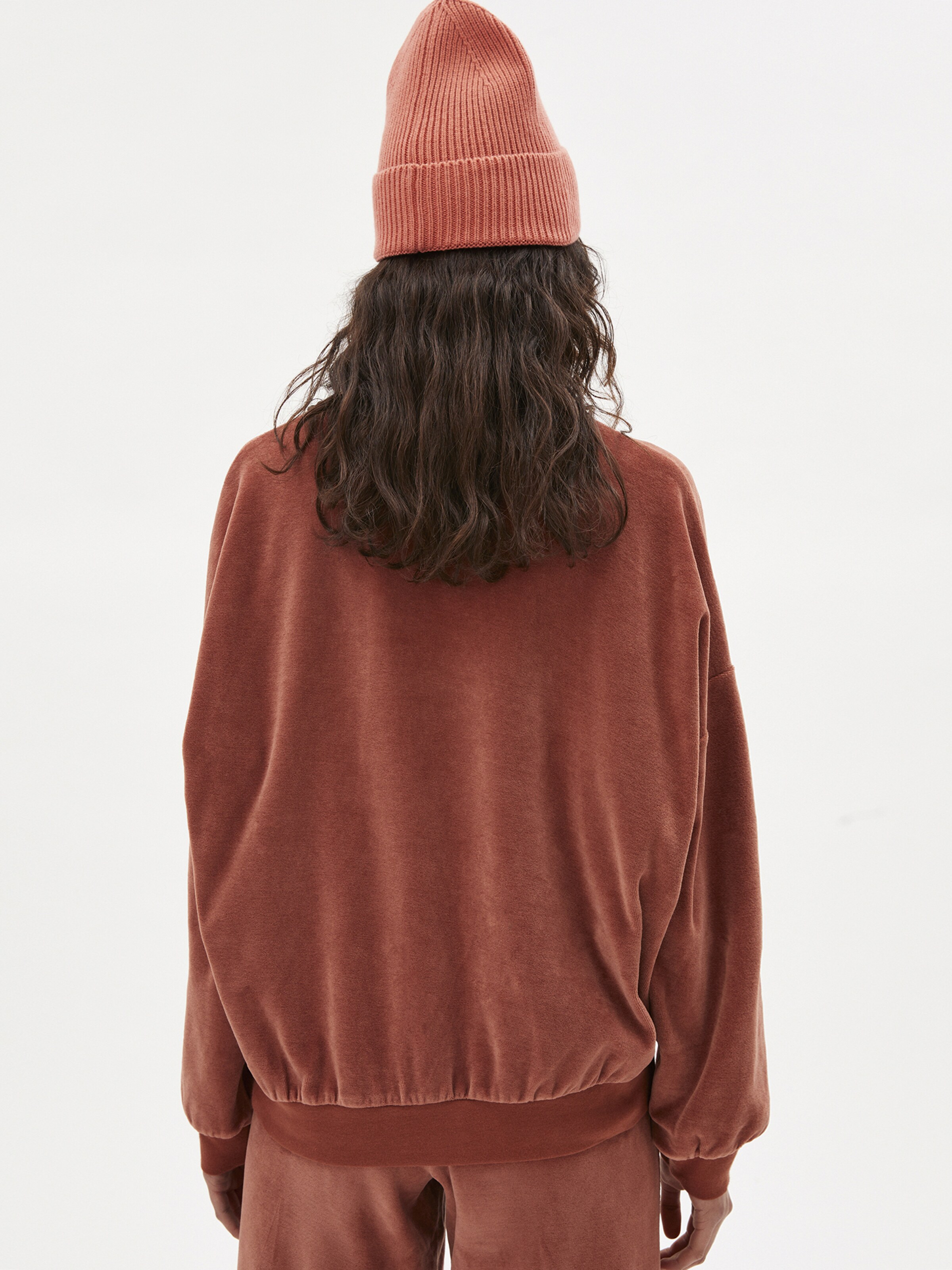 Frauen Pullover & Strick ARMEDANGELS Sweatshirt 'Anda' in Rostbraun - RI40504