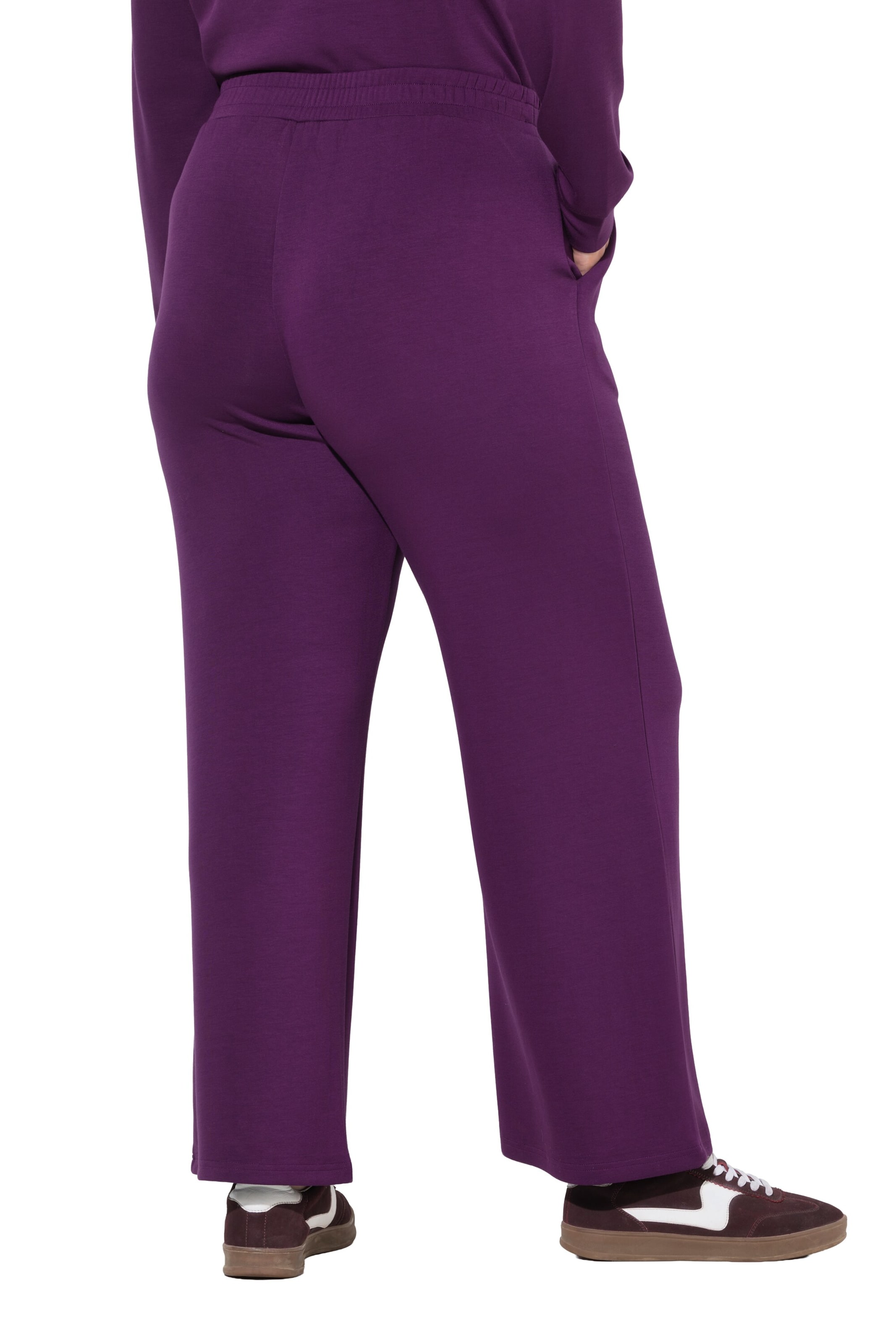 MIAMODA Wide leg Broek in Lila