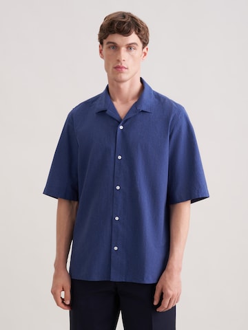 Coupe regular Chemise business SEIDENSTICKER en bleu