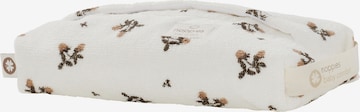 Copertina per neonati 'Blooming Clover' di Noppies in bianco