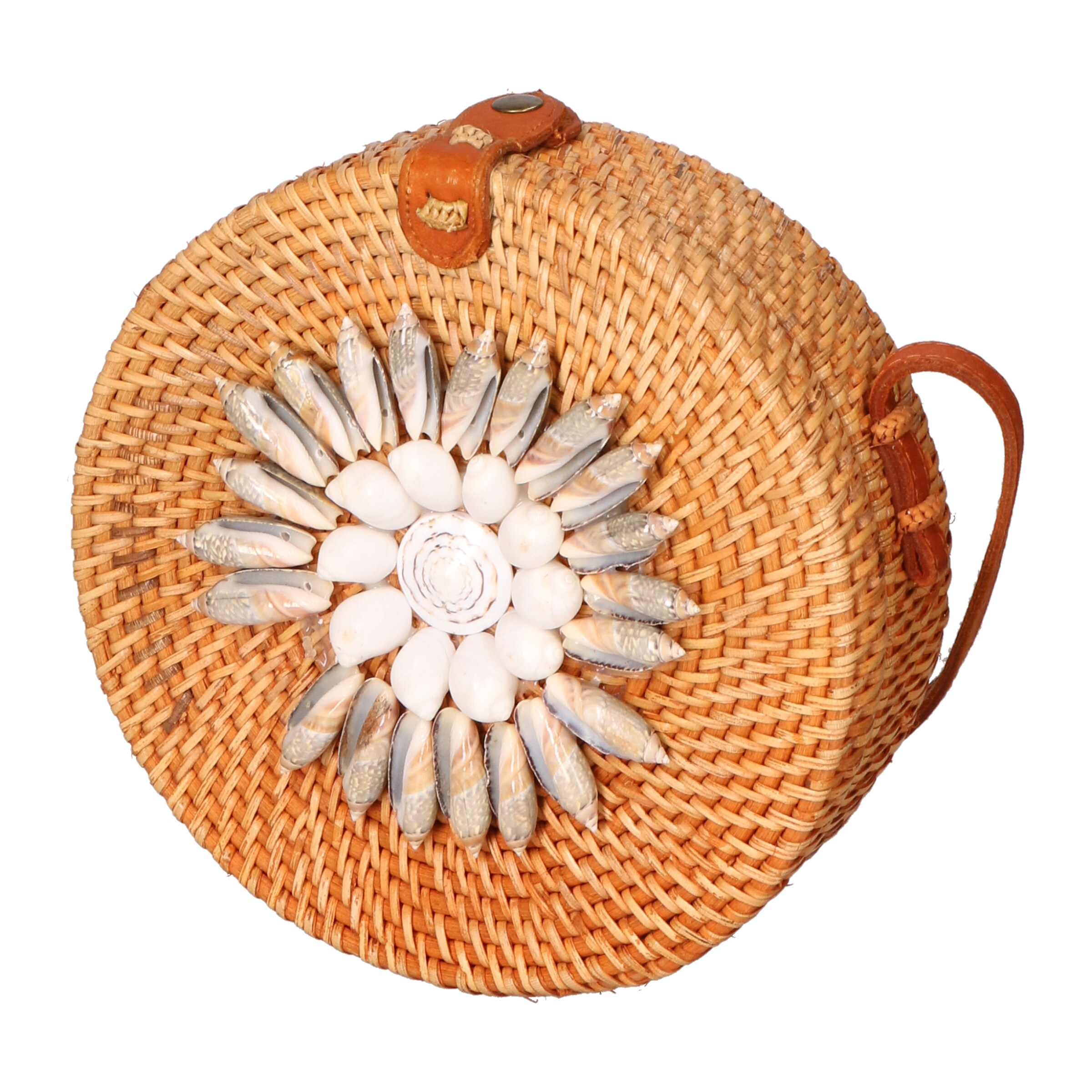 Sac à bandoulière Gave Lux en marron : devant