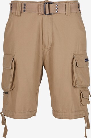 Pantaloni cargo di MJ Gonzales in beige: frontale