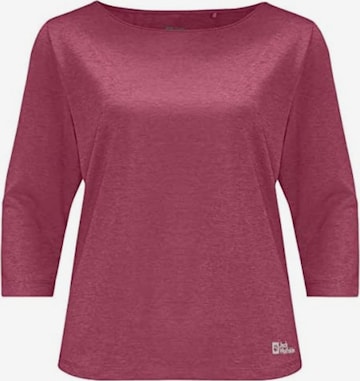 JACK WOLFSKIN Performance Shirt in Purple: front