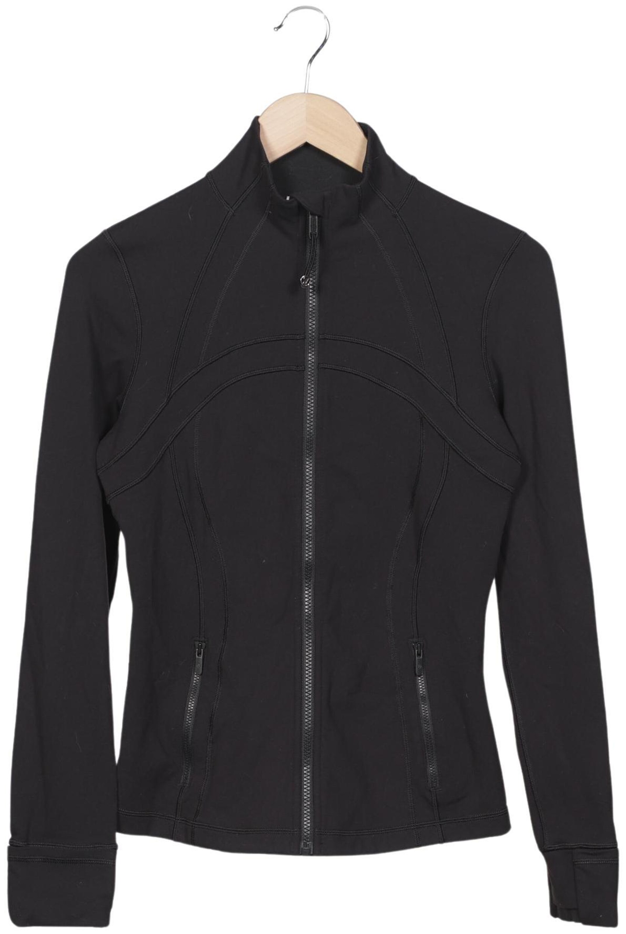 Lululemon Sweatshirt & Zip-Up Hoodie in L in Black: front