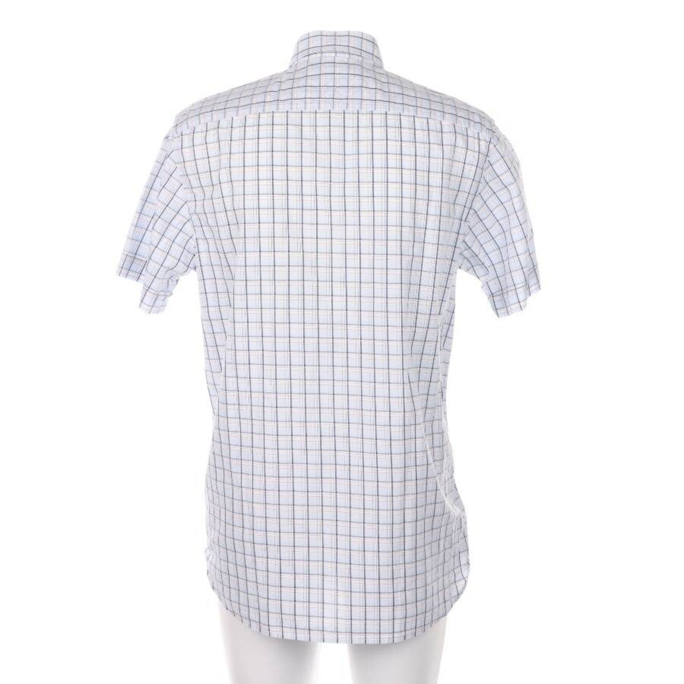 TOMMY HILFIGER Button Up Shirt in M in Blue