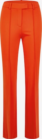 MARC AUREL Flared Pants in Orange: front