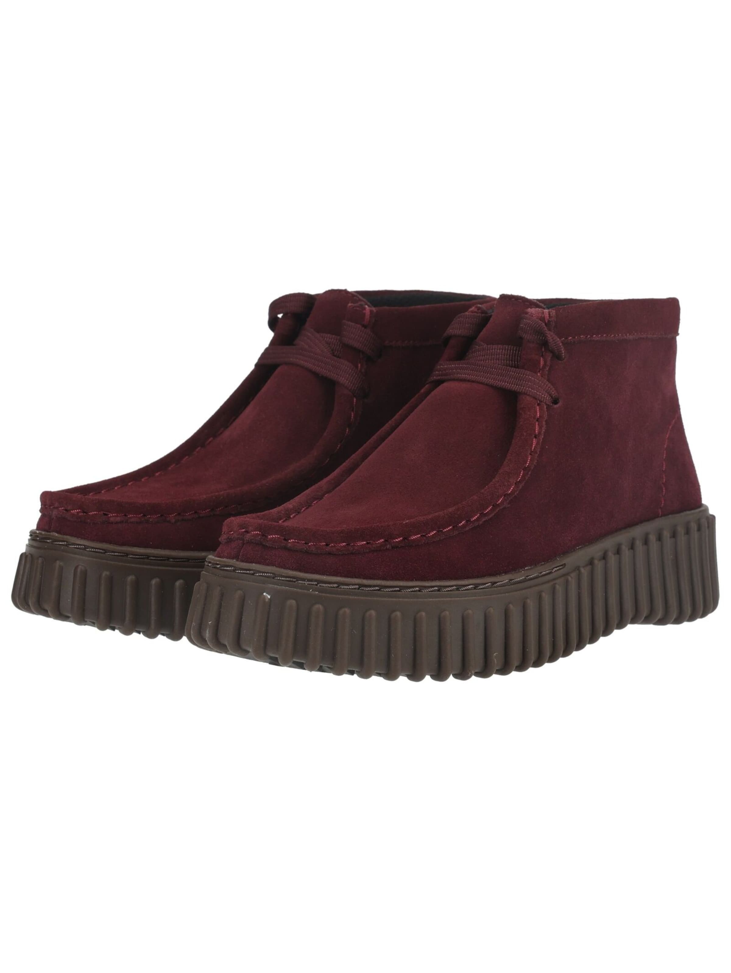 CLARKS Lace-up bootie in Red
