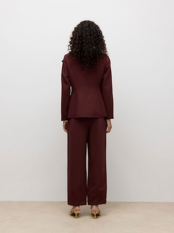 VERO MODA Wide leg Bandplooibroek 'AWVIVICA' in Lila