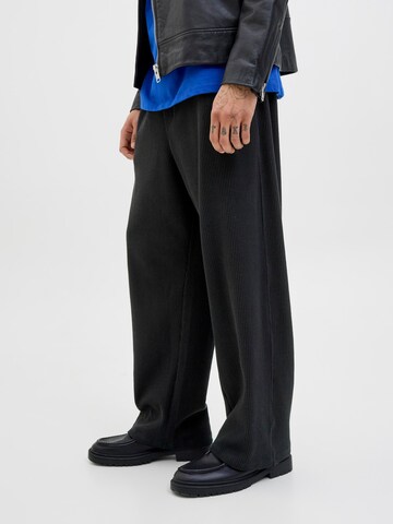 JACK & JONES Baggy Hose in Schwarz