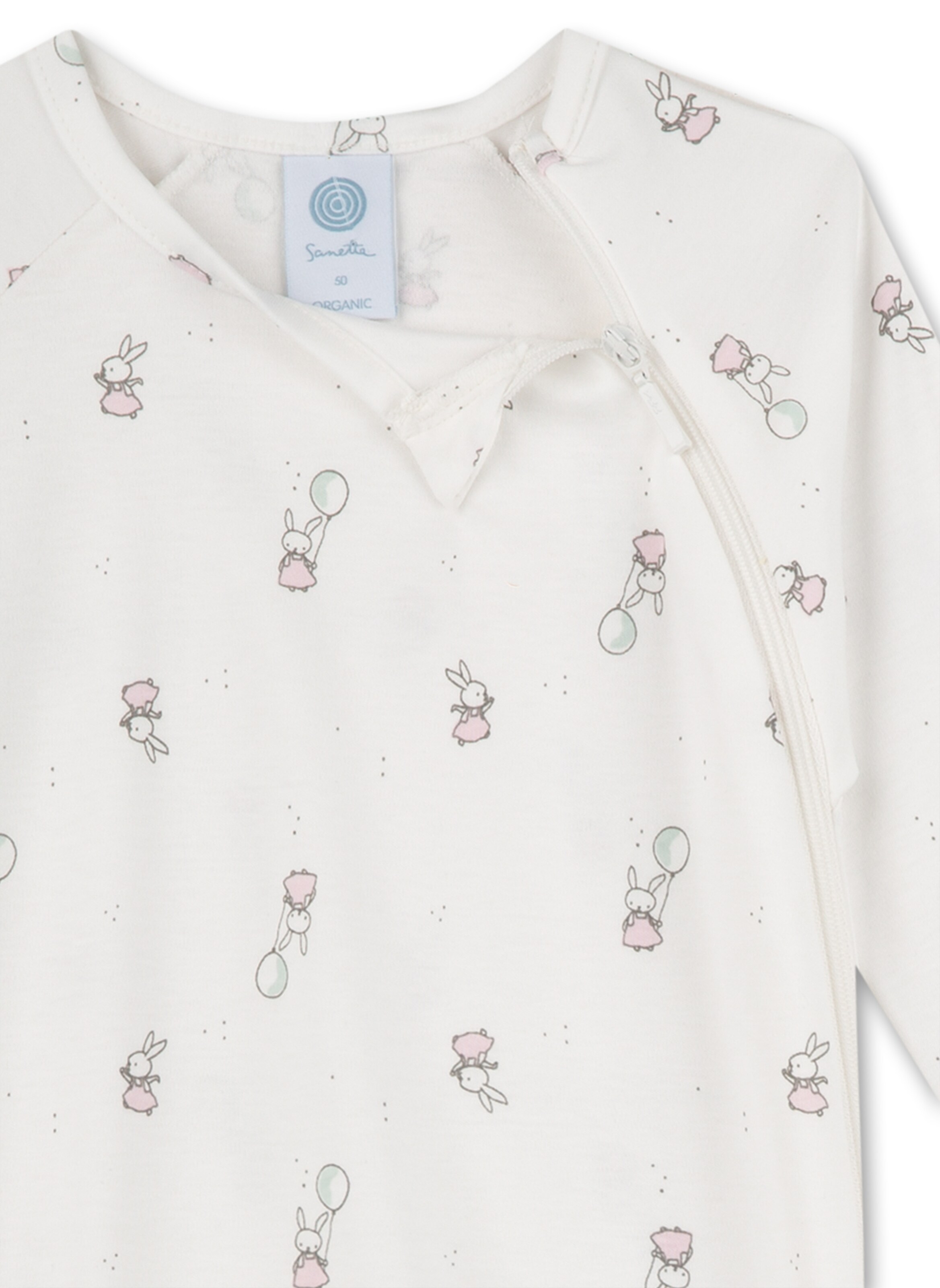 Tutina / body per bambino 'Häschen' di Sanetta in beige