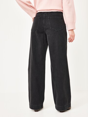 PADDOCKS Wide Leg Jeans 'Marlene' in Schwarz