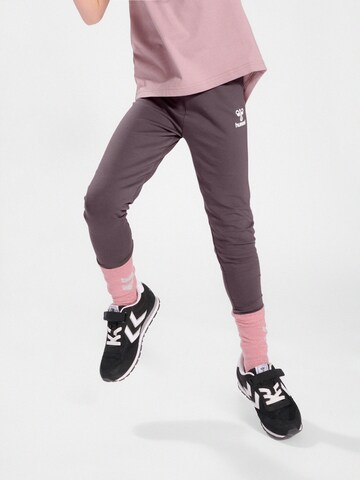 Hummel Skinny Sportbroek 'Onze' in Lila