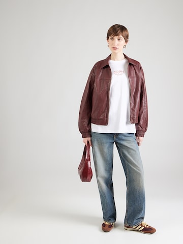 Tricou 'JXMILLOW' de la JJXX pe alb