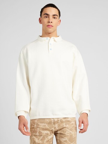 LEVI'S ®Sweater majica 'RUGBY' - bijela boja: prednji dio