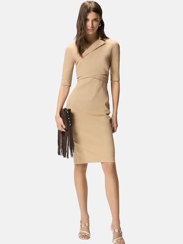 PINKO Jurk 'PINKO ALLYSON ABITO LINO STRETCH ABITO' in Beige