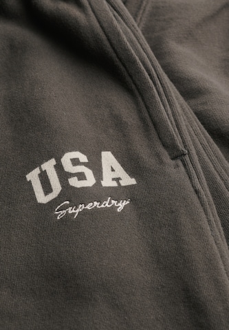 Superdry Bootcut Broek 'Athletic Essential' in Grijs