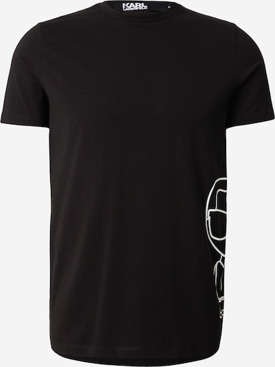 Marškinėliai iš Karl Lagerfeld, spalva – juoda / balta, Prekių apžvalga