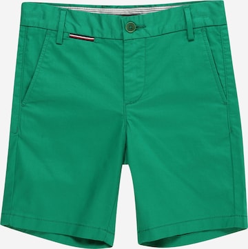 TOMMY HILFIGER - Regular Calças '1985' em verde: frente