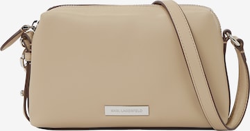 Karl Lagerfeld Umhängetasche 'IKON' in Beige: Vorderseite