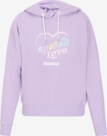 MYMO Mikina 'Back To School' - Fialová: predná strana