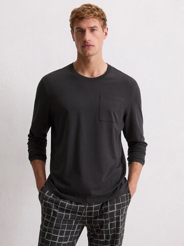 Marc O'Polo Shirt 'M-Line' in Zwart: voorkant