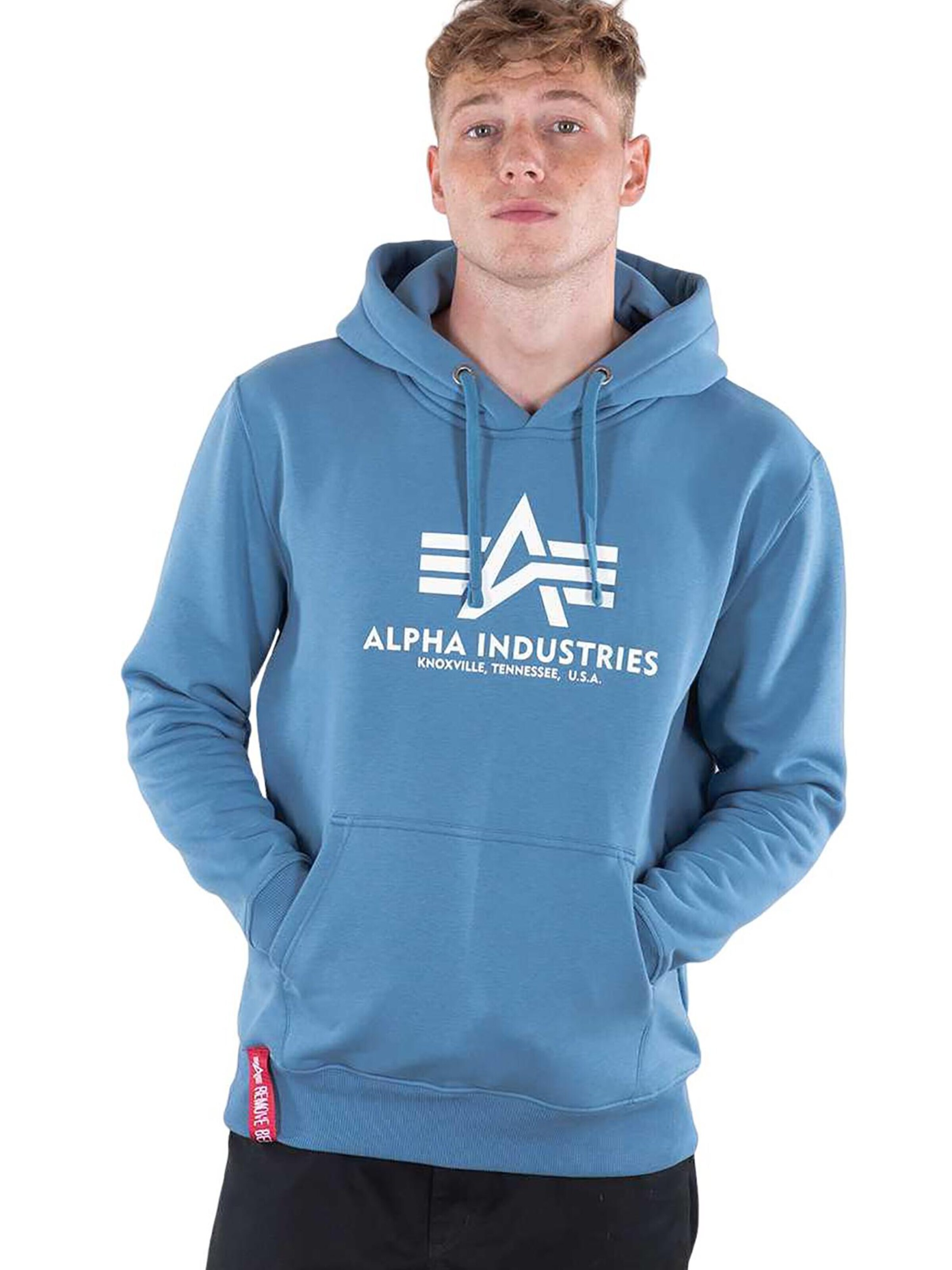 ALPHA INDUSTRIES Sweatshirt 'Basic' in Blue
