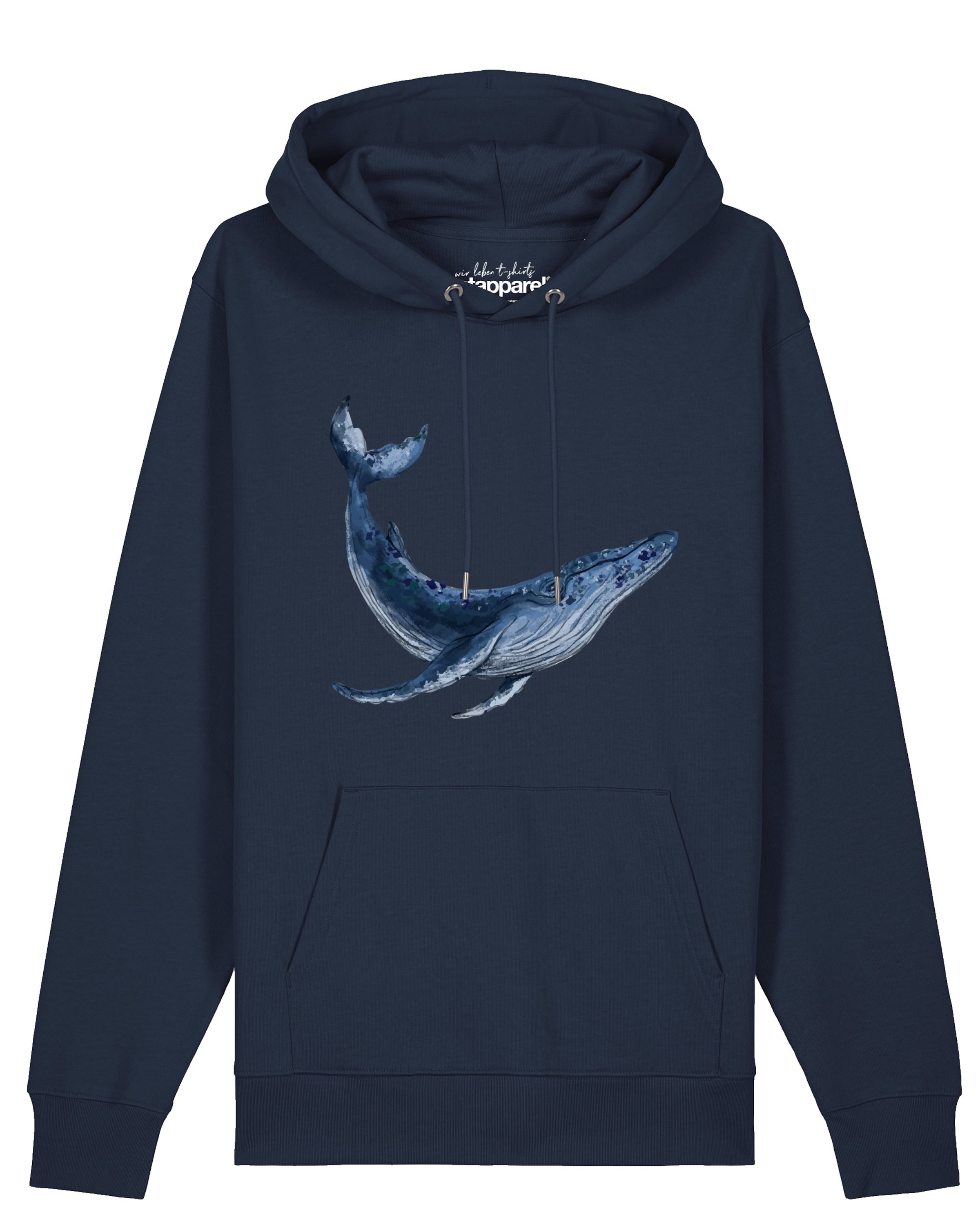 Sweat-shirt 'Wal' Watapparel en bleu : devant