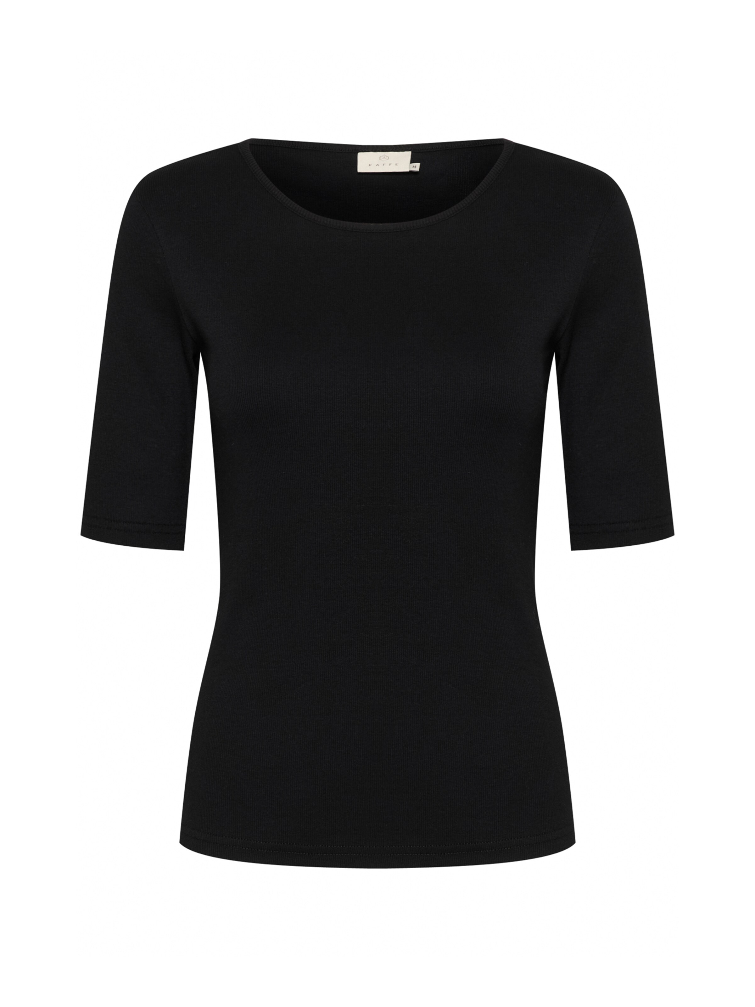 Kaffe Tričko 'Carna' – černá: přední strana