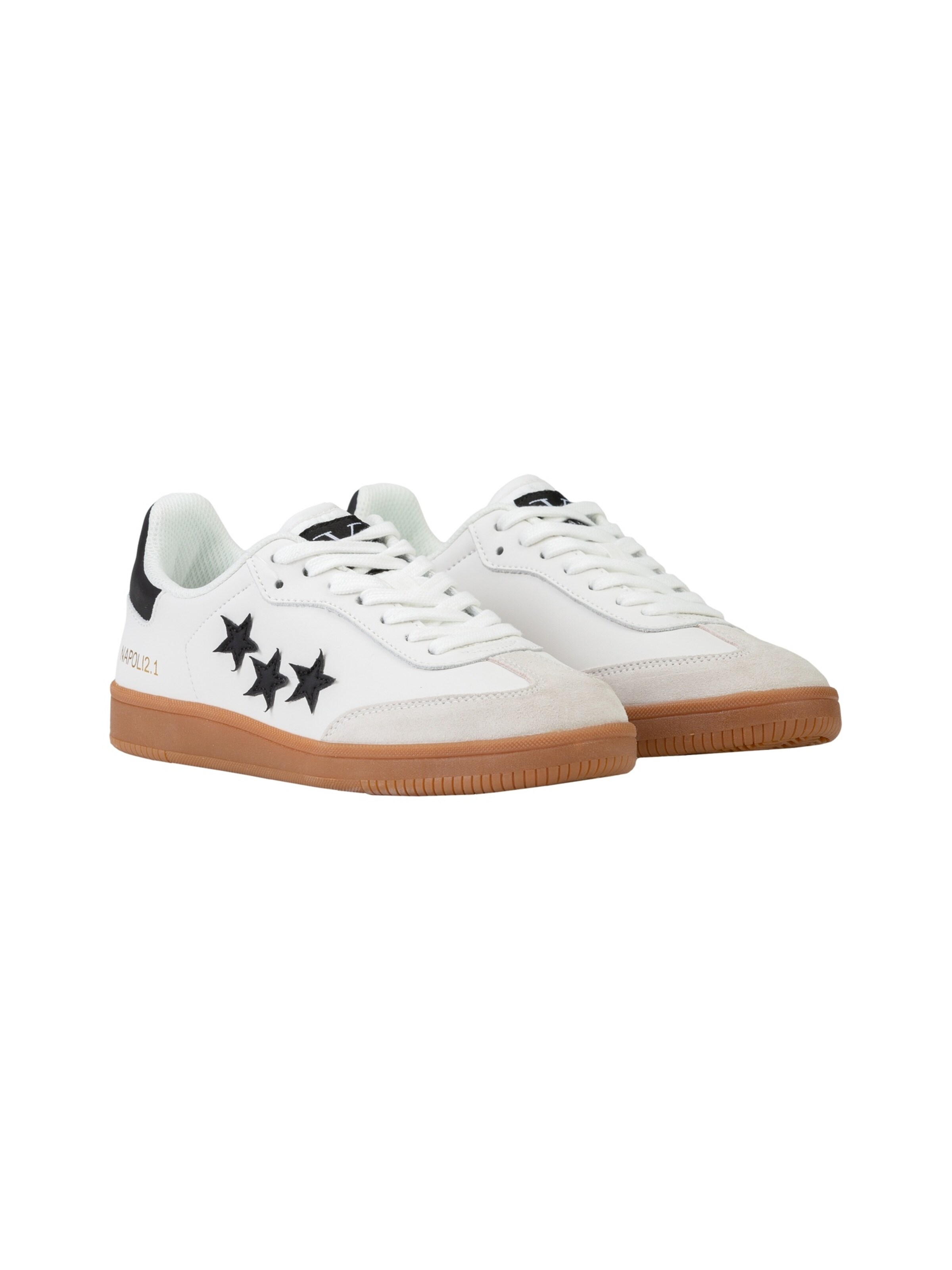 19V69 ITALIA Platform trainers 'Napoli 2.1' in White