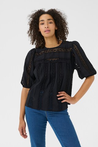 Kaffe Bluse i sort: forside