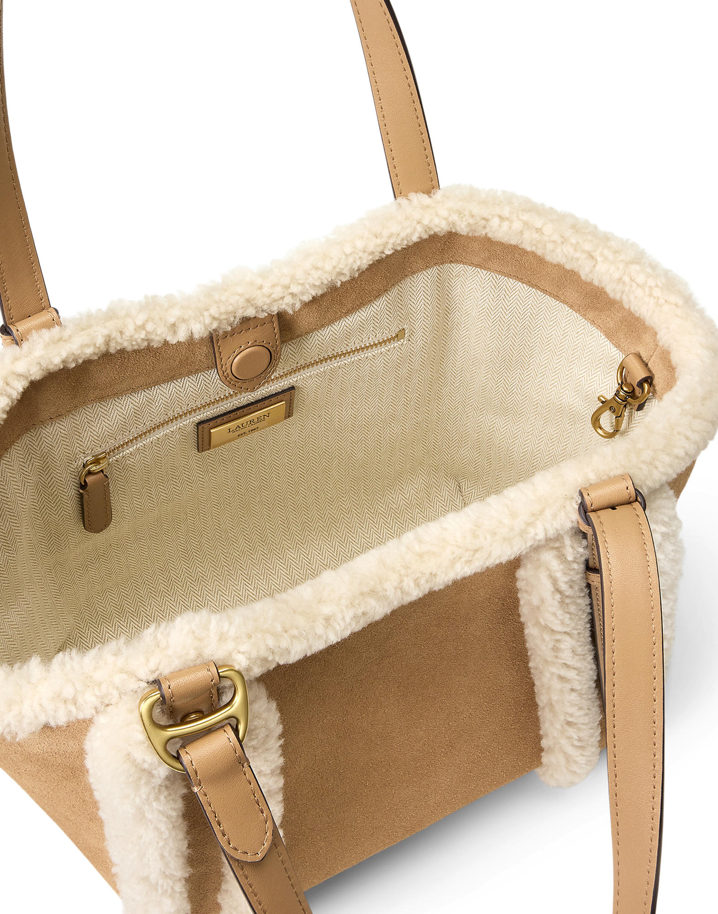 Lauren Ralph Lauren Válltáskák 'TASHA' - bézs