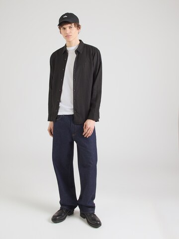 Calvin Klein Средняя посадка Рубашка в Черный