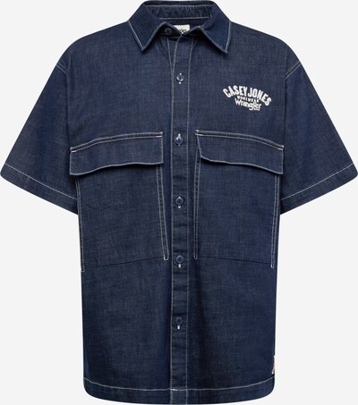 WRANGLER Overhemd 'CASEY_JONES' in de kleur Donkerblauw / Wit, Productweergave