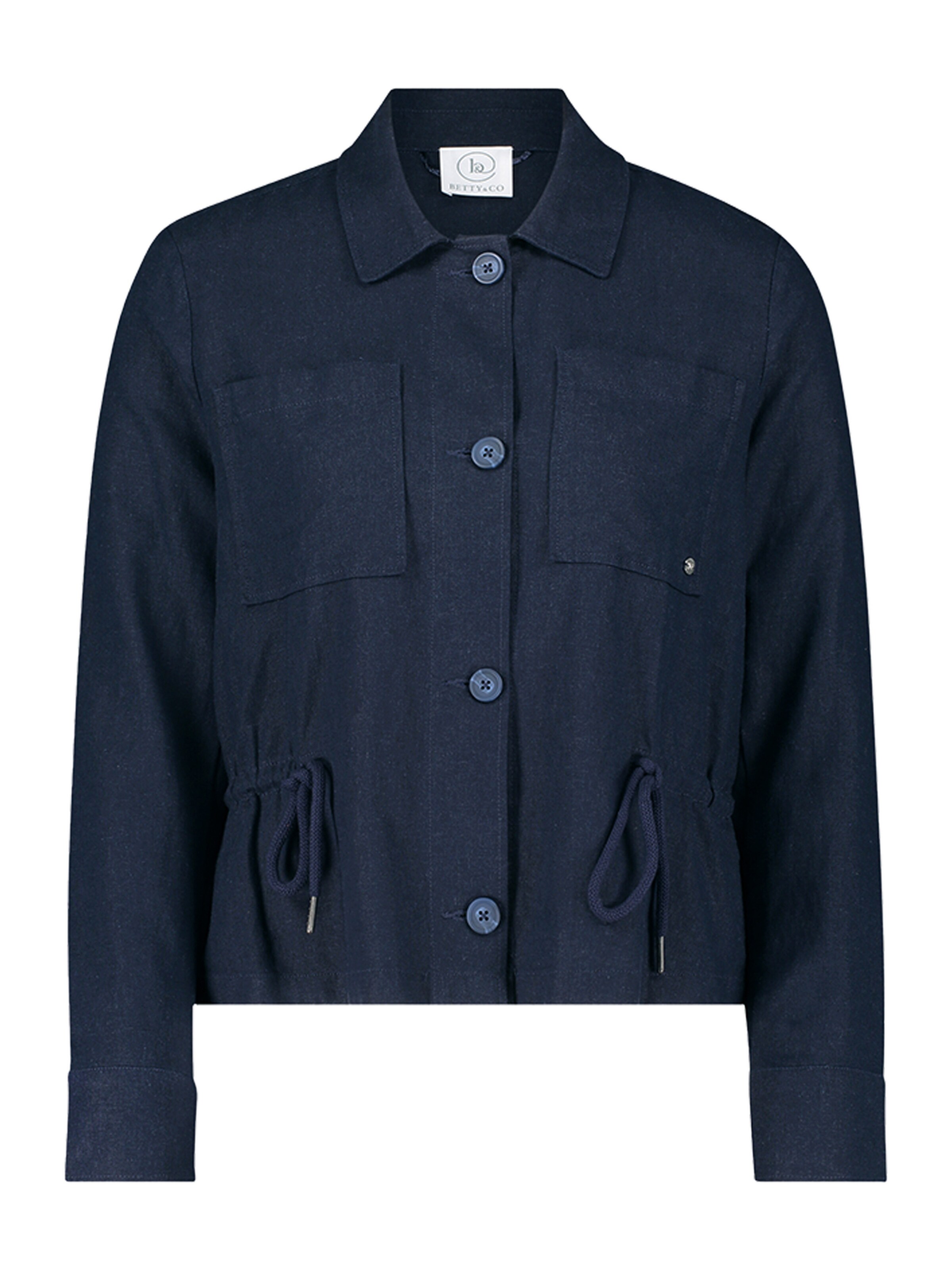 Betty & Co Between-season jacket in Blue: front