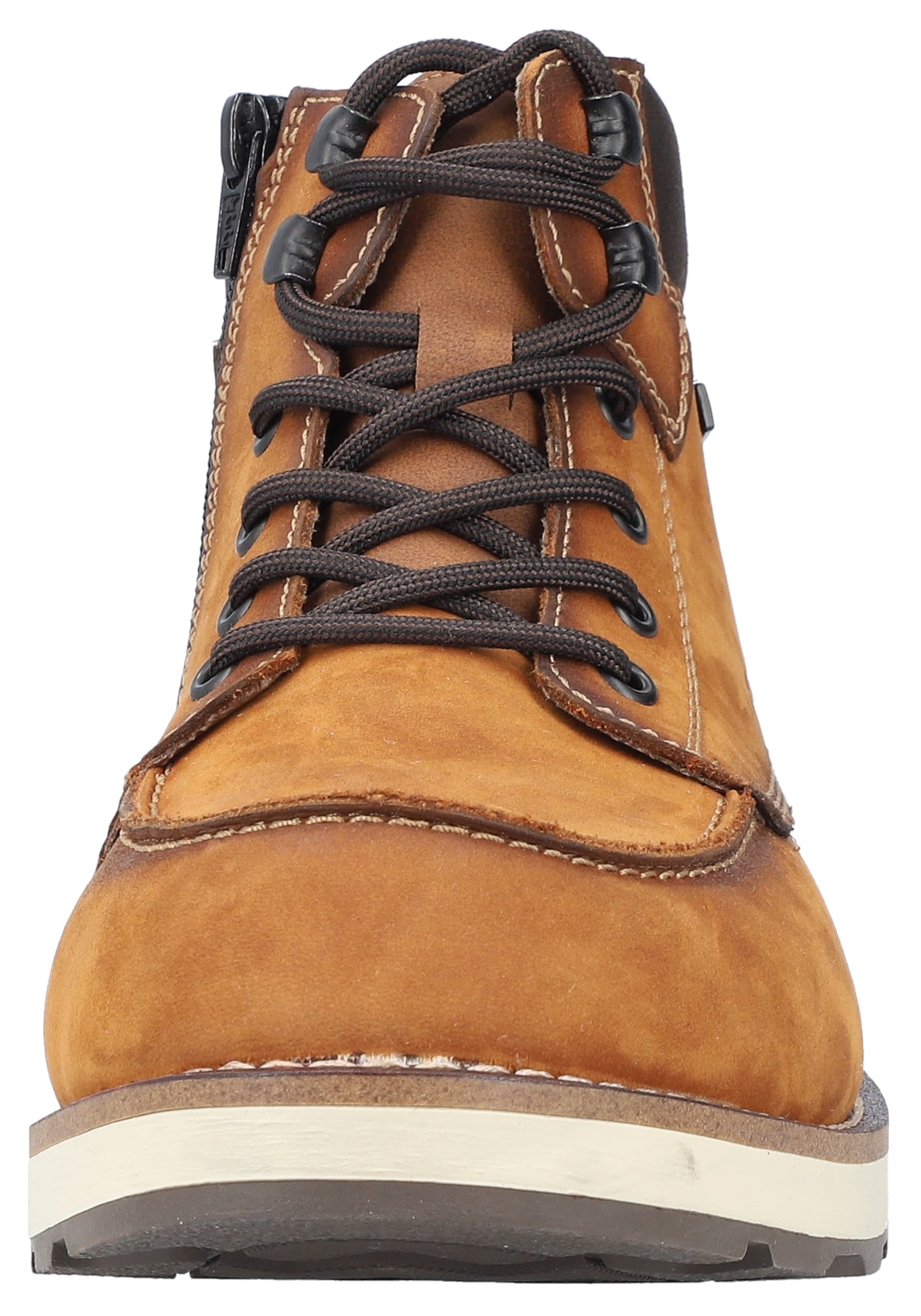 Bottines à lacets Rieker en beige