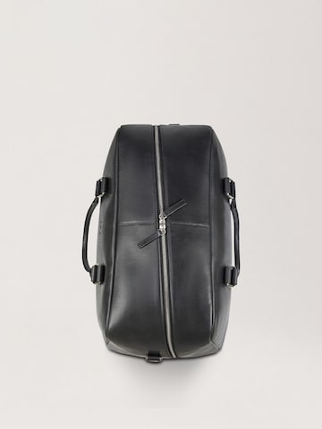 NEGOTIA Leather Weekender 'Valen'‌ in Schwarz