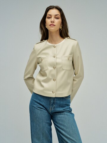 Salsa Jeans Tussenjas in Beige: voorkant