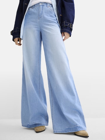 bonprix Loosefit Jeans in Blauw