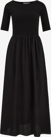 WE FashionHaljina - crna boja: prednji dio