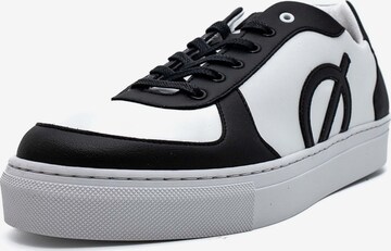 LOCI Sneakers laag 'Sieben' in Wit: voorkant