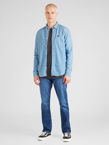 Lee Regular fit Button Up Shirt in Blue