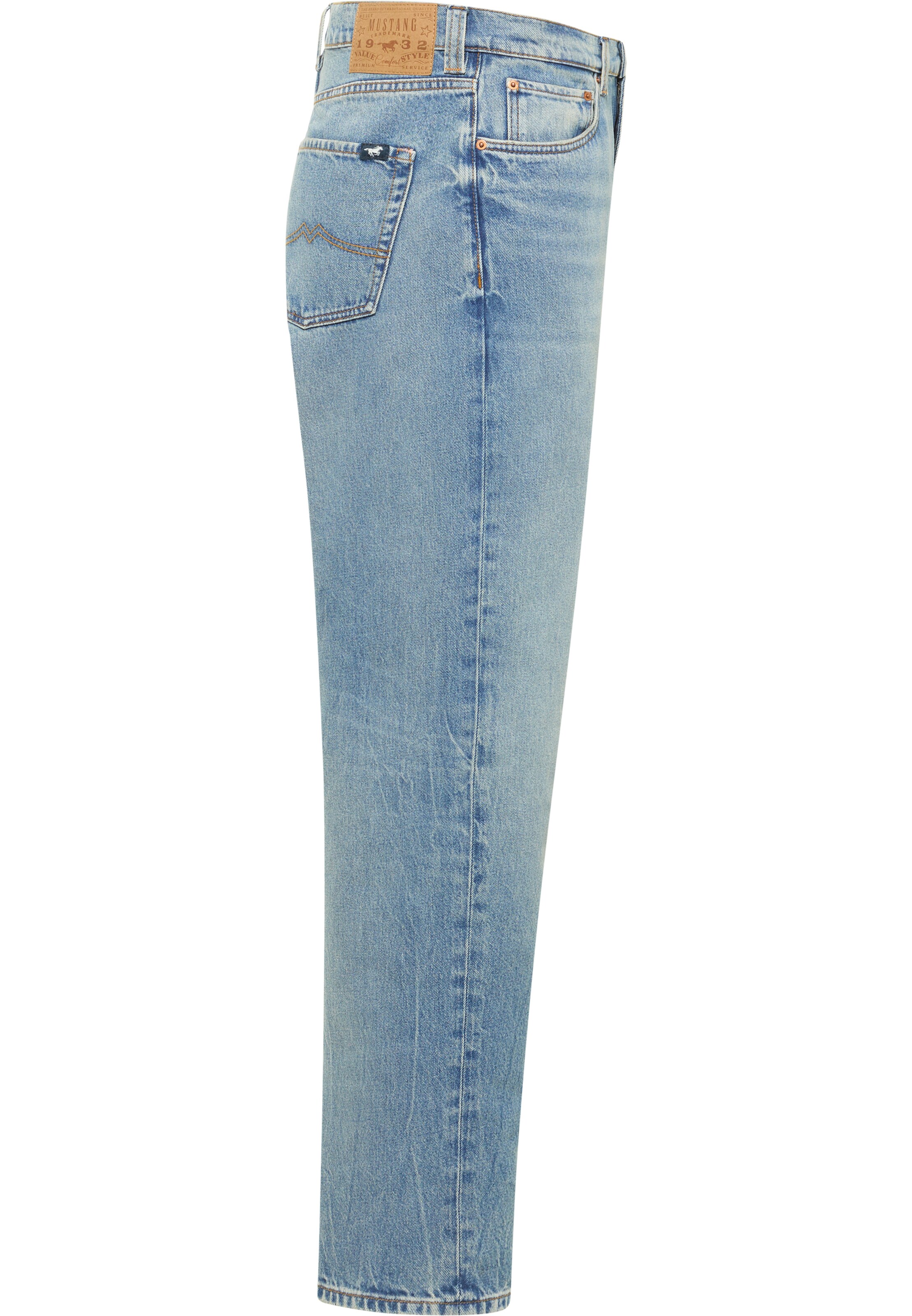 MUSTANG Loosefit Hose in Blau