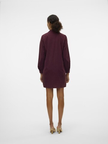 VERO MODA Blusenkleid 'Vilia' in Rot