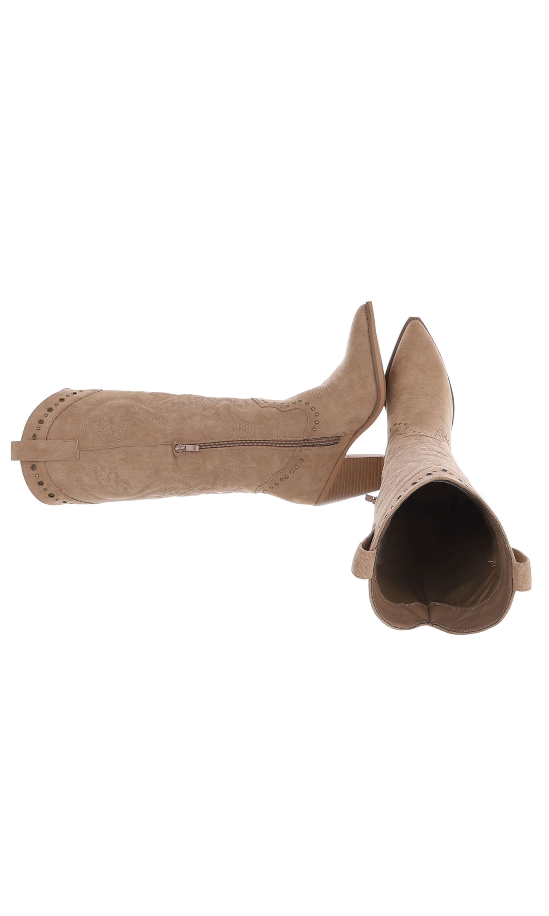 Ital-Design Cowboy Boots in Brown